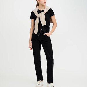 Vintage Panhandle Slim Denim Jeans Moto Punk Grunge Rock Edgy High Rise Waisted